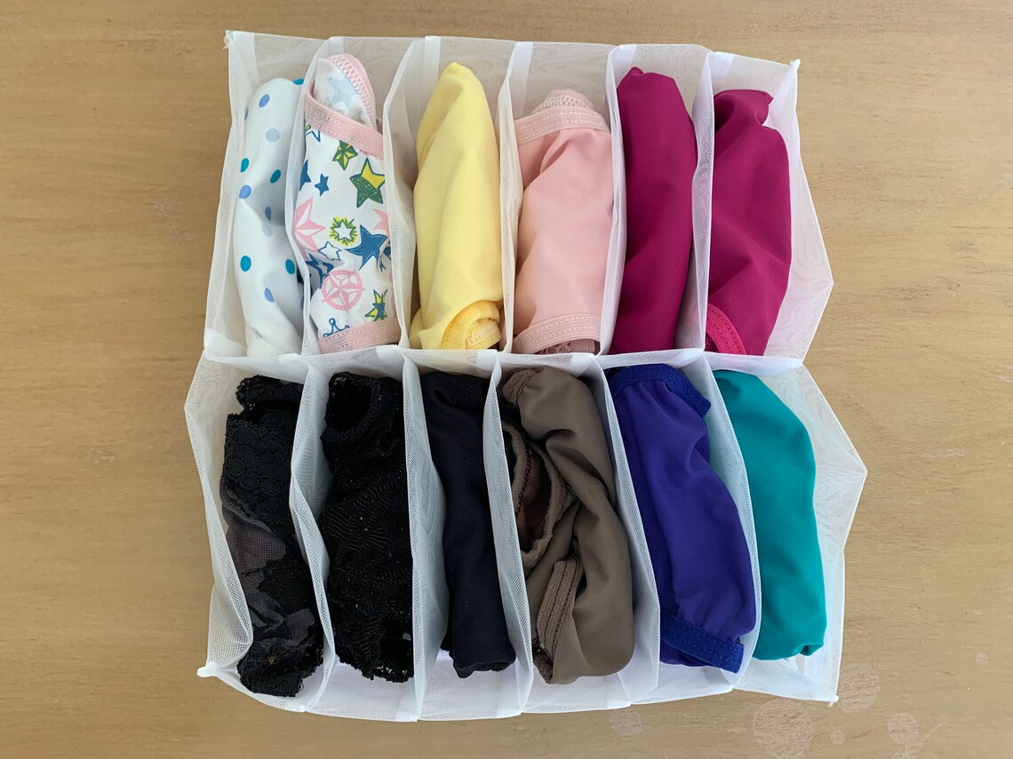 Organizer per Biancheria Intima Panties Drawers Organizer Etsy UK