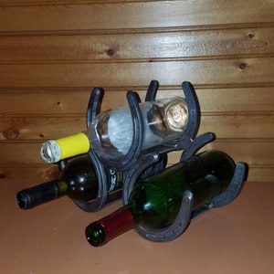 3 Bottle Pyramid Style Wine Rack - Etsy