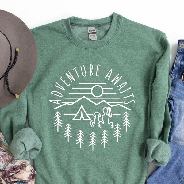 Adventure with my Dog SweatShirt | Dog Mom | Dog Mom Shirt | Dog Shirts for Women | Dog Lover Gift | Dog Lover | Gifts for the Dog Lovers