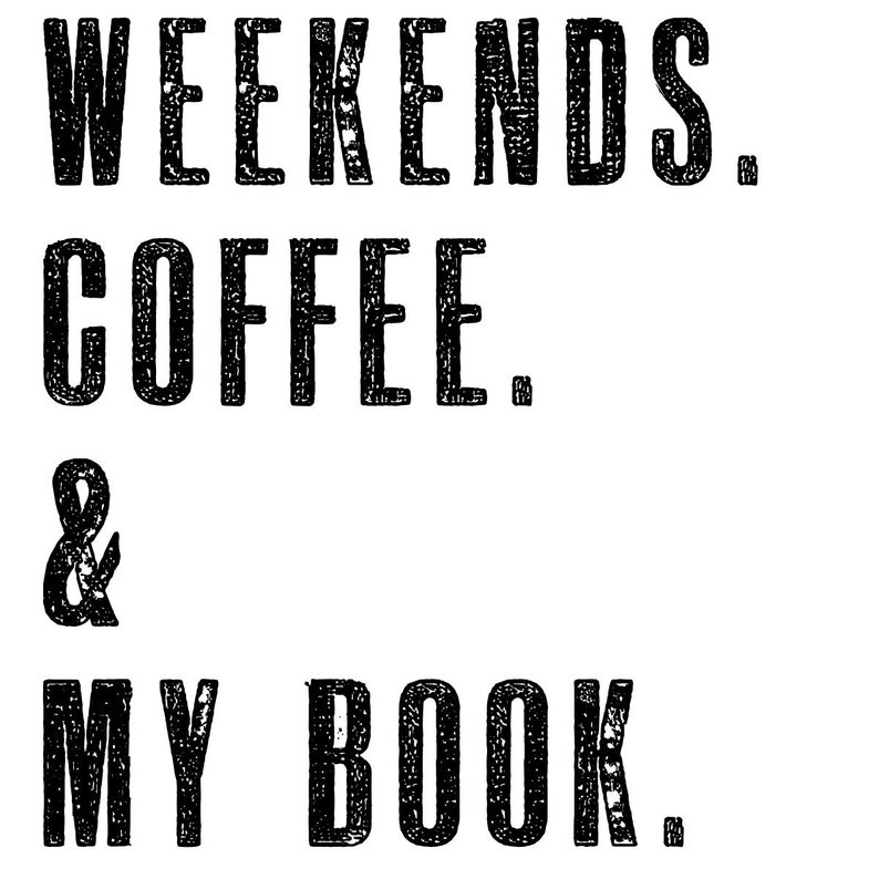 Weekends. Coffee. & My Book. Book Lover Gift Women SweatShirt for Women Gift for Book Lovers Sweaters for Women Reading image 3