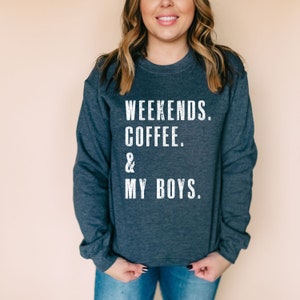 My Boys Sweatshirt | Mom Shirt | Womens Sweatshirts | SweatShirt Women | Sweatshirts | Womens Shirts | Mothers Day Gift | Boy Mom