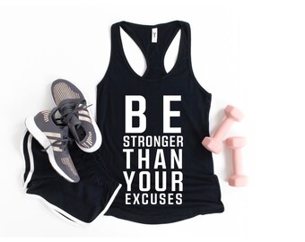 Be Stronger Tank | Workout Tanks for Women | Workout Tank | Womens Workout Top | Workout Shirts | Workout Shirts for Women | Workout Top
