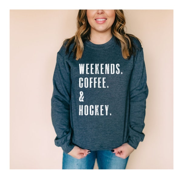 Hockey SweatShirt | Hockey Mom SweatShirt | Hockey Mom Gifts | Hockey Mom Shirt | Hockey Gifts | Sweaters for Women | Hockey Art