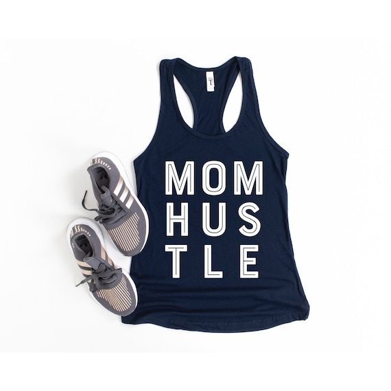 MOM HUSTLE Tank Workout Tanks for Women Workout Tank Womens Workout Top  Workout Shirts Workout Shirts for Women 