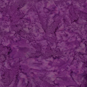 Kaufman Batik Fabric Mottled Red-Violet, by the HALF yard