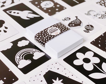 high contrast baby mittens