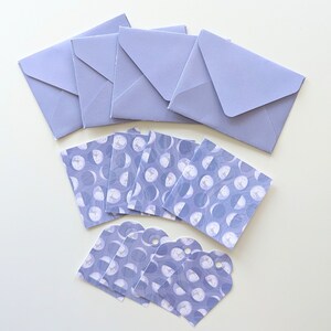 Jeu de cartes avec enveloppes et étiquettes cadeaux