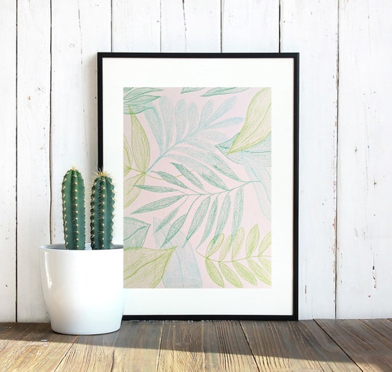 Plantas de la selva dibujo a lápiz en papel de acuarela - Etsy México Plantas de la selva dibujo a lápiz en papel de acuarela - Etsy México