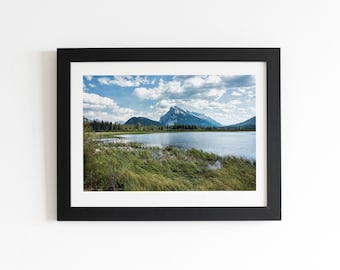 Vermillion Lake, Canadian Rockies, Wall Art, Photography, Print Large Wall Art, Landscape Photography, Alberta, Canada, Mountains, Banff
