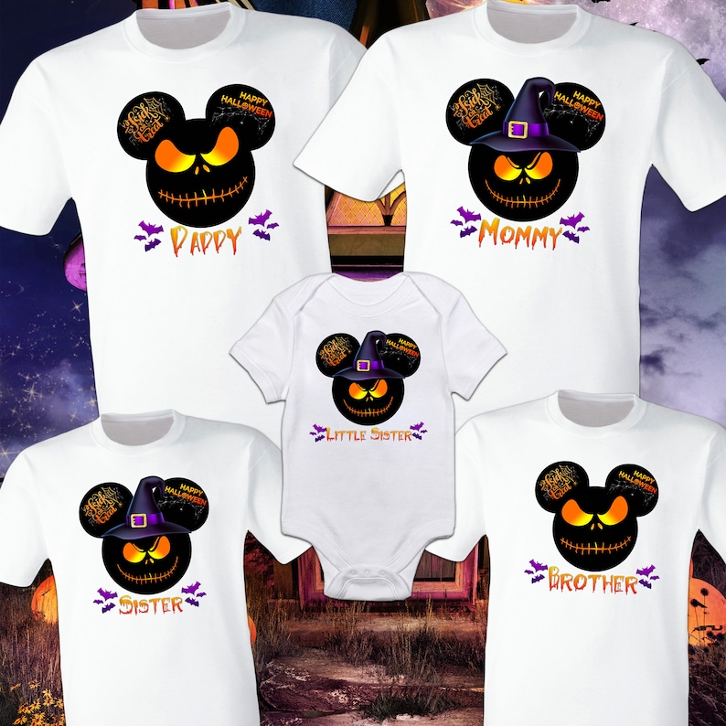disney halloween family shirts