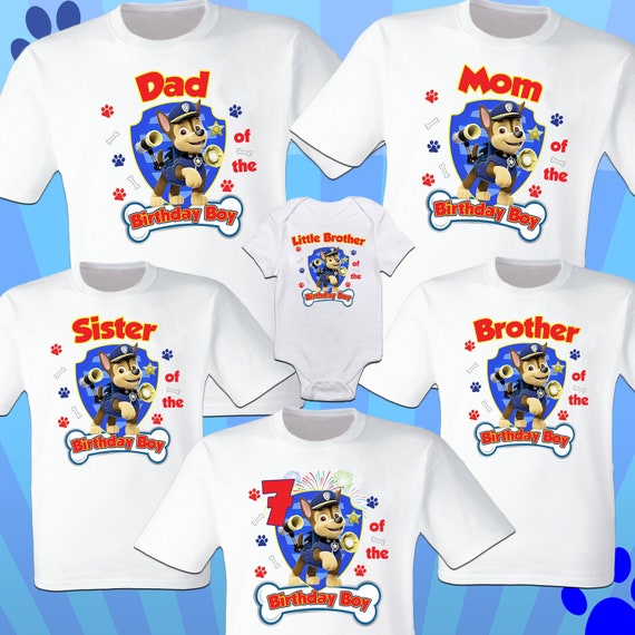 Paw Patrol Birthday Shirt Paw Patrol Family Shirt Mommy Patrol Birthday Boy Paw Patrol Shirt Party Shirt Paw White T Shirts - ad size your mom roblox