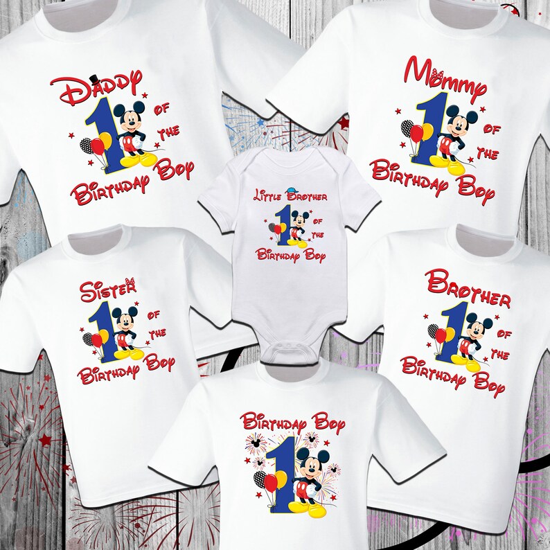 etsy disney birthday shirts