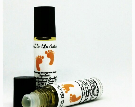 Energy Aid Roller | Boost to the Caboose | Aromatherapy Roller | Essential Oil Roller | 10 ML Roller Bottle | Natural Remedy | NaturalzCo