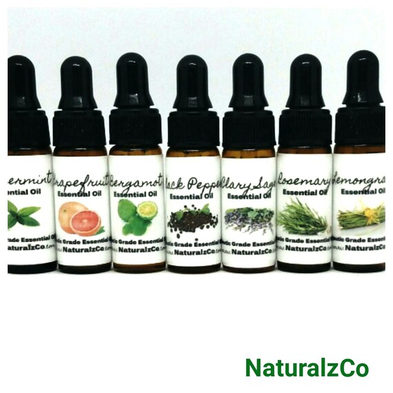 Essential Oils | Pure Therapeutic Grade | 5 ML Dropper Bottles |Pure Essential Oils | Diffuser | Aromatherapy | NaturalzCo