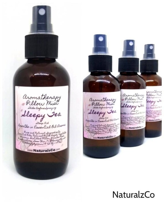 Sleep Pillow Spray | 4 OZ | Sleepy Tea | Aromatherapy | Essential Oil Spray | Lavender Spray | Natural | Relax | Sleep Aid | Aroma Spray