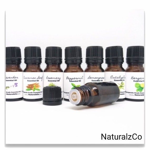 Essential Oils | Therapeutic Grade | Pure | 10 ML | Euro Dropper | Diffuser Oils | Aromatherapy | NaturalzCo
