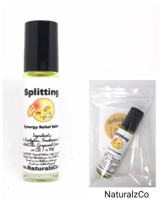 Headache Roller | Headache Relief | Aromatherapy | Migraine | 10 ML Roller Bottle | Soothing Relief | Home Natural Remedy| Relaxation