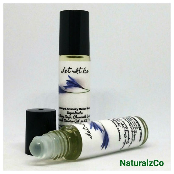 Anxiety Roller | Relaxation Roller | Let it Be | Aromatherapy Roller | Essential Oils | Natural Remedy | 10 ML | Natural | Healing Oil