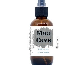 Mens Room Spray | Man Cave | Fragrance | Father | Boyfriend | For Men | Gift | Linen | Body | Aromatherapy | Essential Oils | NaturalzCo