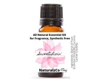 Sweet Livin' | All Natural Aroma for Scent | Fragrance Oil | Essential Oil | Blends | 10 ML