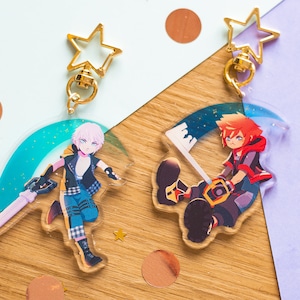 Kingdom Hearts Cloud Strife Avatar Phone Charm