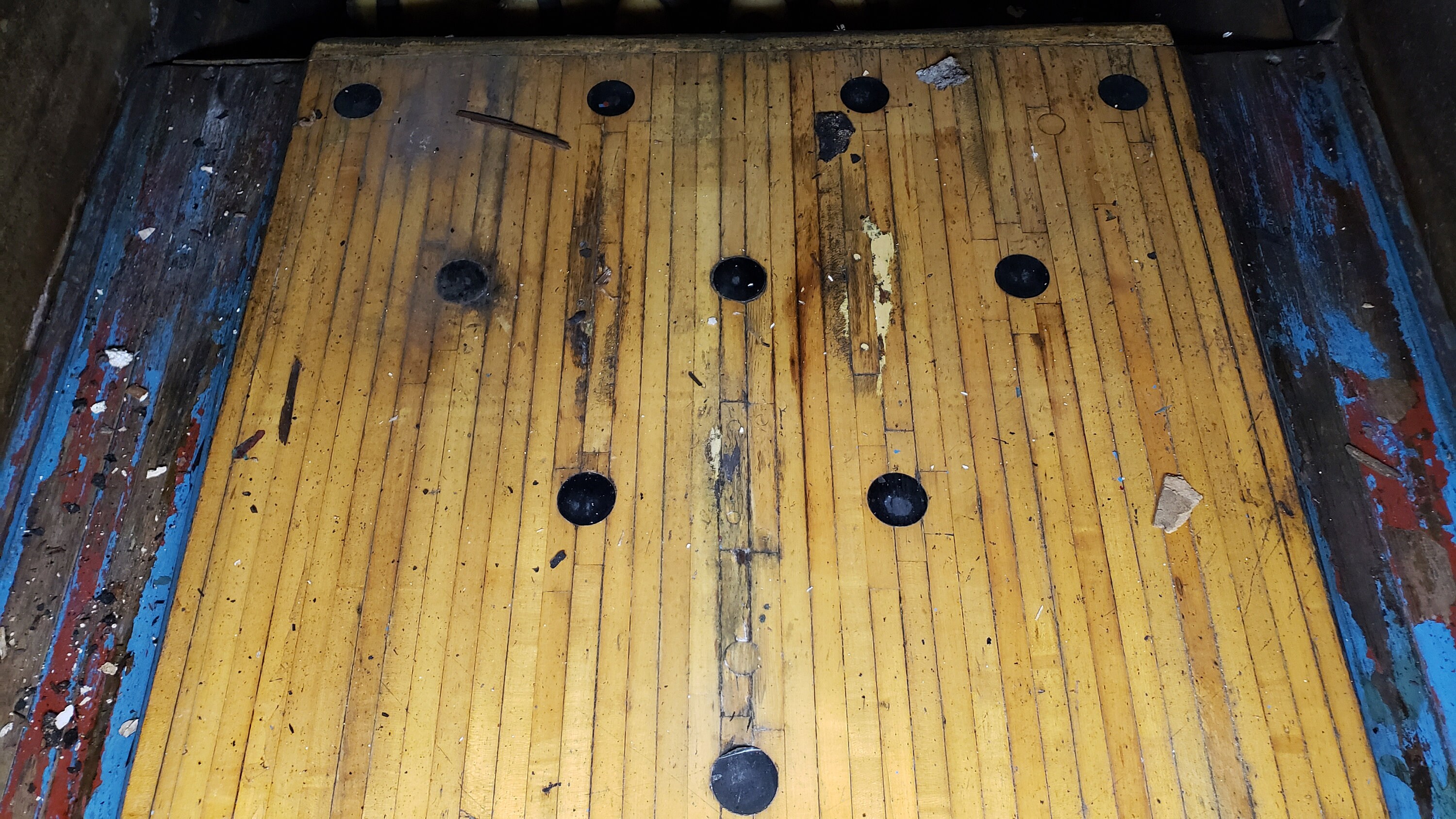 Vtg 1940s Bowling Alley Lane Wood Sections Maple & Pine Etsy UK