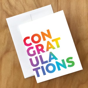 Tarjeta de felicitación sencilla para salir del armario LGBTQ+ (OUT15CRD)