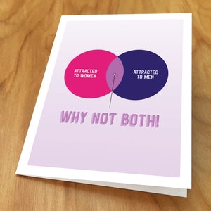 Bisexual Coming Out or Encouragement Card BISX3CRD image 2