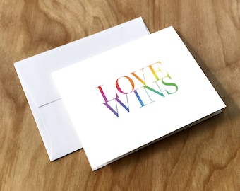 LGBTQ+ Engagement or Wedding Greeting Card (WDNG2CRD)