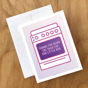 Tarjeta de agradecimiento para madre sustituta (FMLY3CRD)