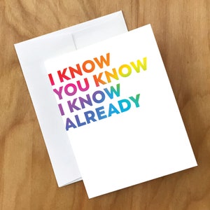 Coming-Out-Karte als Ausdruck von LGBTQ Pride, Unterstützung, Ermutigung und Liebe (OUT9CRD)