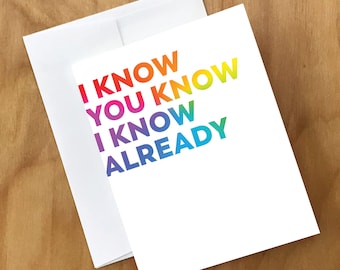 Coming Out Card for Expressing LGBTQ Pride, Support, Encouragement, Love (OUT9CRD)