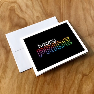 Biglietto di auguri Happy Pride (PRD20CRD)