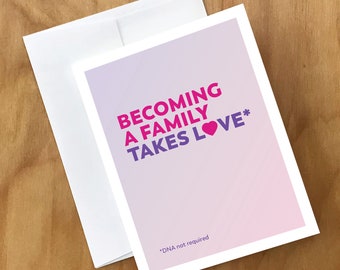 Adoption Greeting Card (Same-Sex or Straight) (ADPT5CRD)