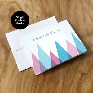 Cartes de Noël Arbres de la fierté trans LGBTQ (XMAS27CRD)