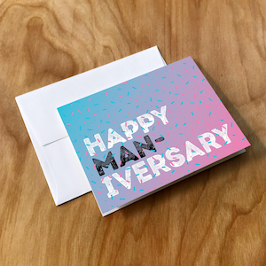 Tarjeta de aniversario para FTM/Mujer a Hombre (FTM14CRD)
