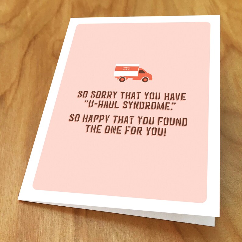 Uhaul Lesbian Couple Moving in Together Card MVTGR5CRD Etsy