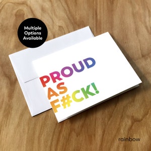 Trots als f#ck! Wenskaart (PRD14CRD)