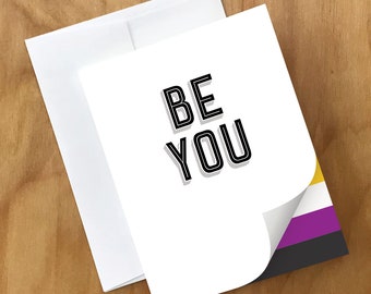 Encouragement Card for Non-Binary Expression/Preference (GNDR1CRD)