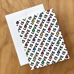 Cartão de felicitações Amor é Amor (PRD11CRD)