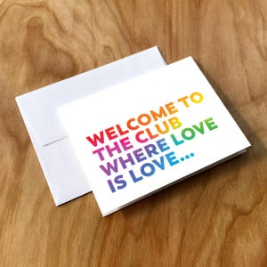Schlichte LGBTQ+ Coming Out Grußkarte (OUT16CRD)