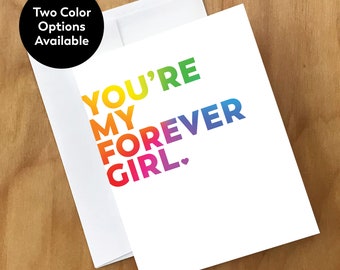 Forever Girl Greeting Card (LVFM4CRD)