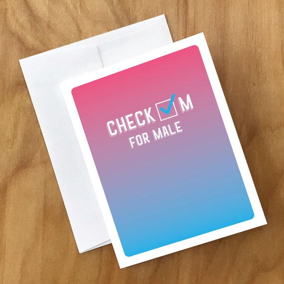 FTM Gender Marker Change Card Etsy