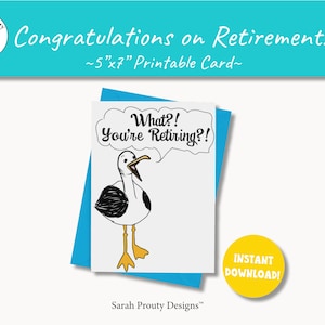 Funny, Retirement Card, Digital Download, Greeting Card, Retirement Gifts, Thank You Card, Retirement, Instant Download, Teacher Retirement