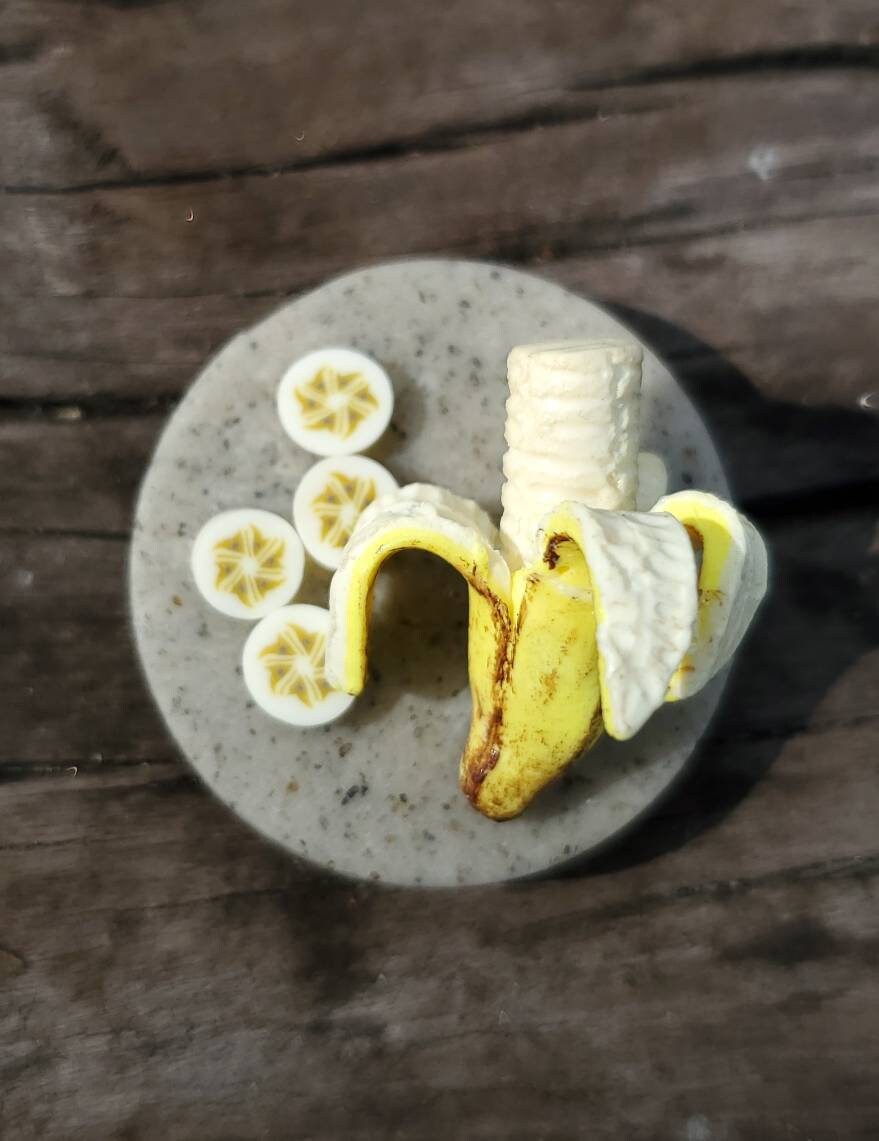 Realistic banana tiny bananas refrigerator Etsy
