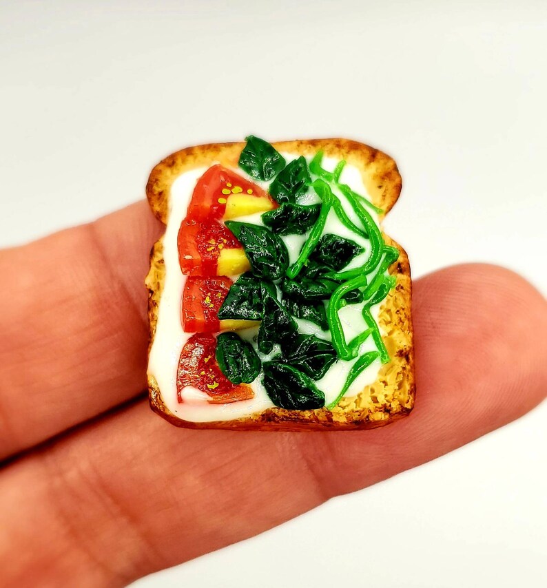 Imitatiom Toast Miniature Toast Refrigerator Etsy
