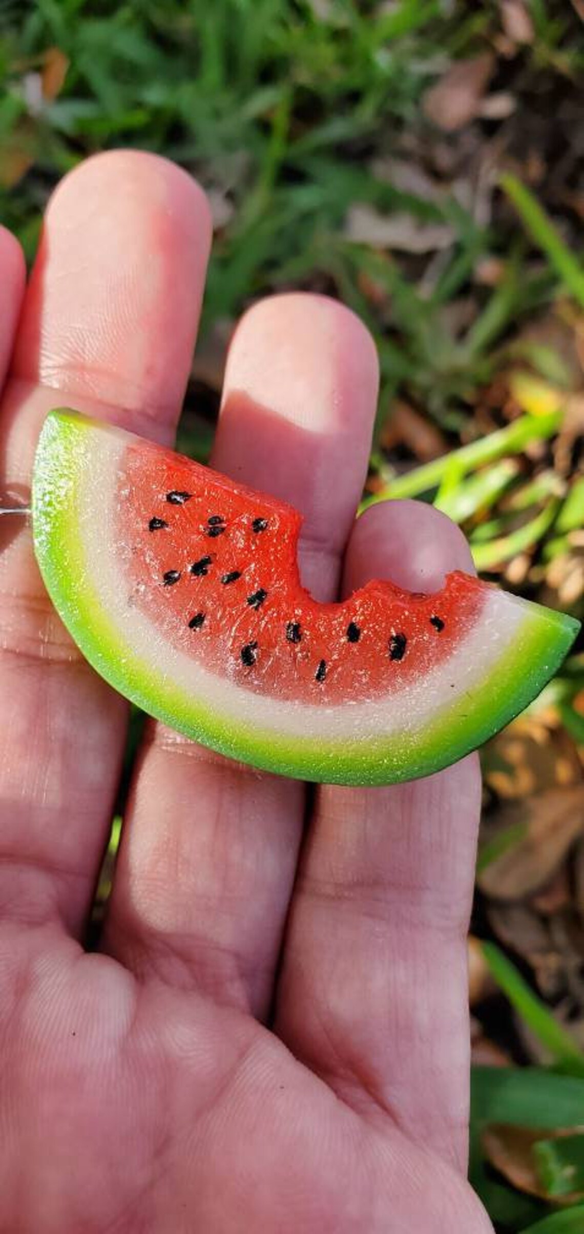 Watermelon Keychain sweet melon fruit keychain realistic Etsy