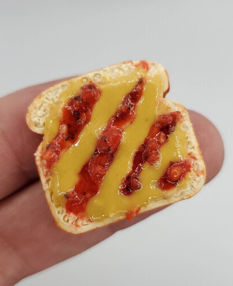 Imitatiom Toast Miniature Toast Refrigerator Etsy