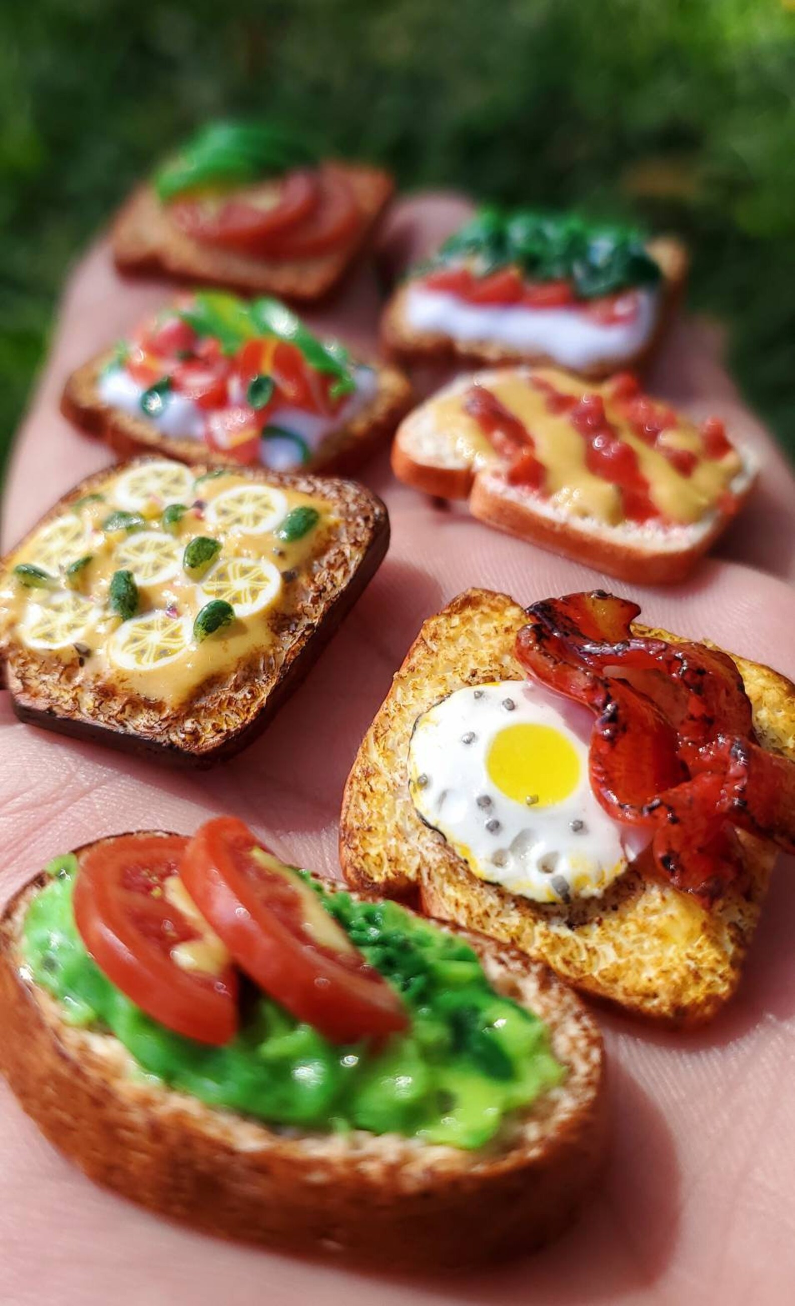 Imitatiom Toast Miniature Toast Refrigerator Etsy