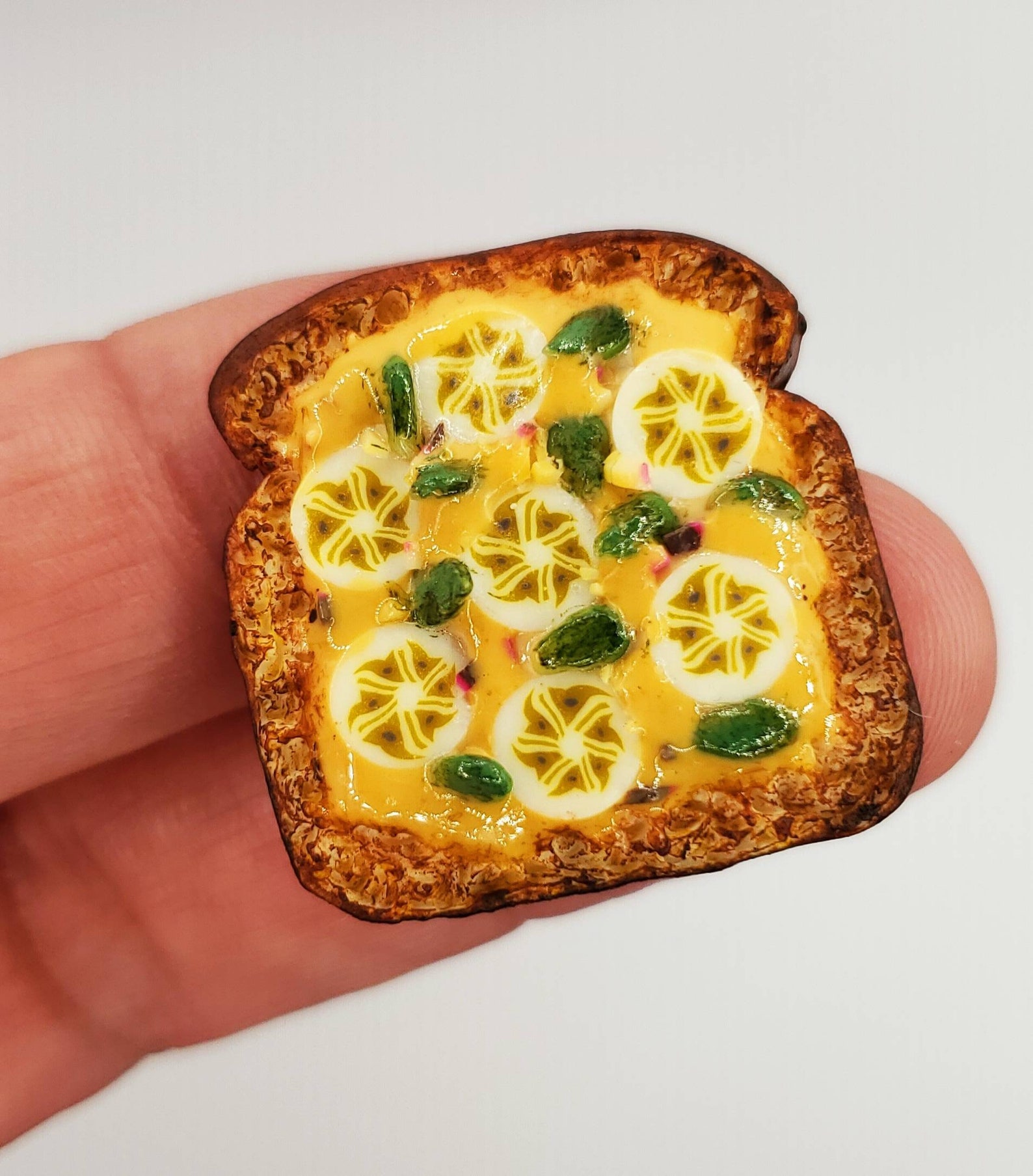 Imitatiom Toast Miniature Toast Refrigerator Etsy